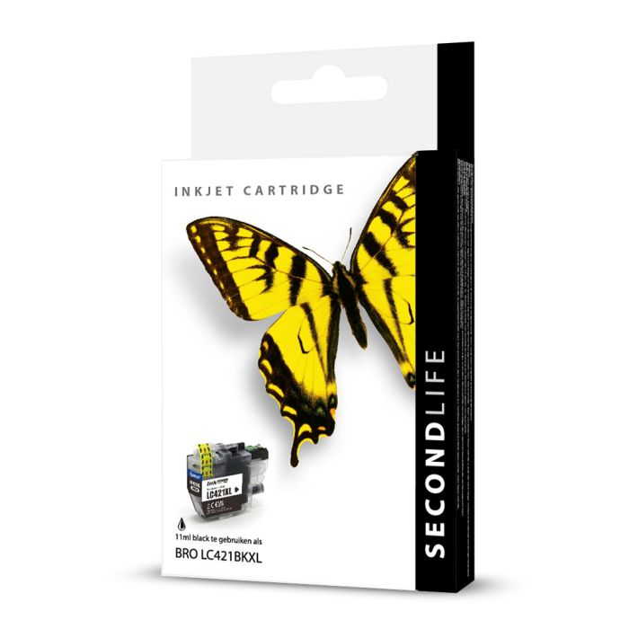 SecondLife inkt voor: Brother LC-421XL Black