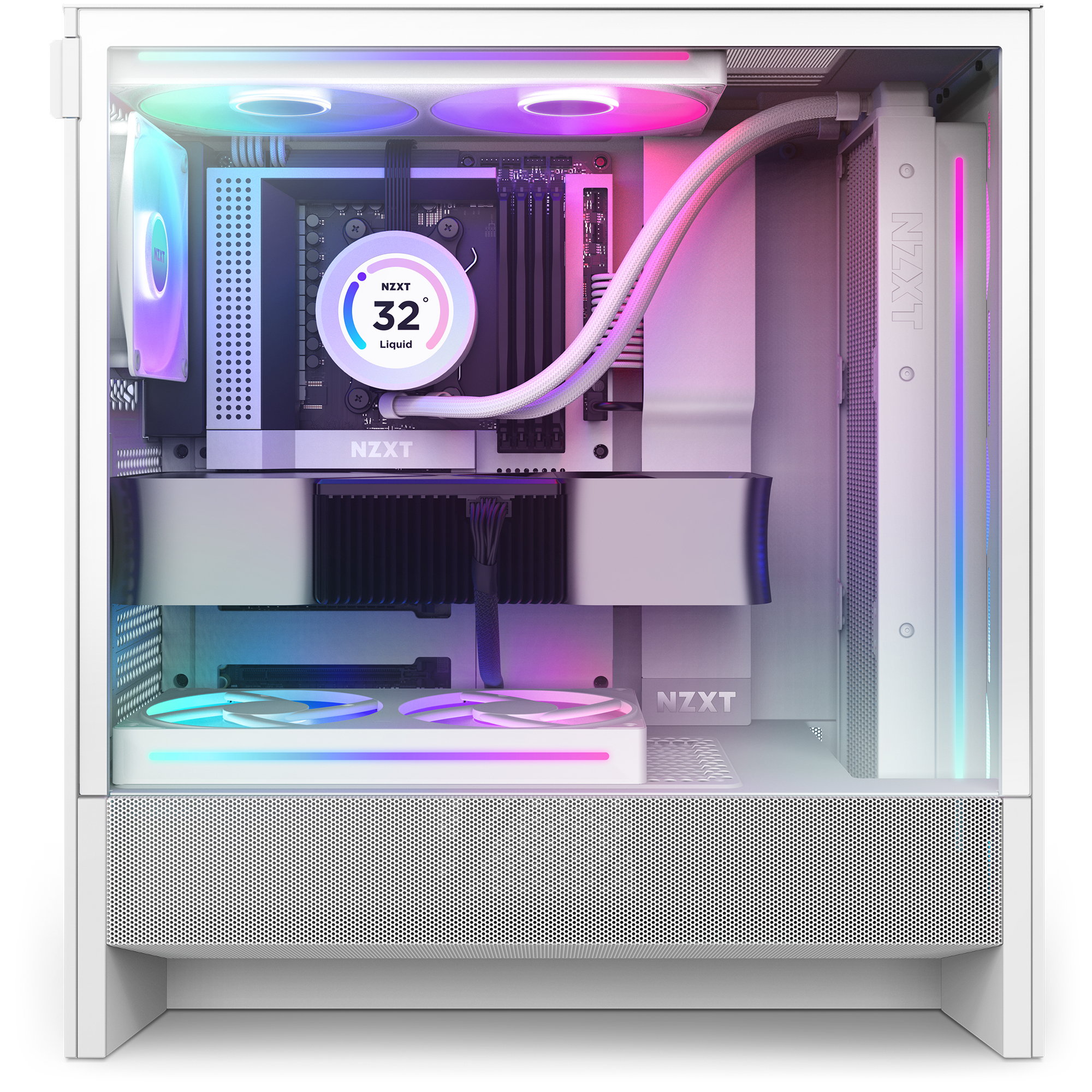 NZXT H5 Flow RGB (2024) Wit