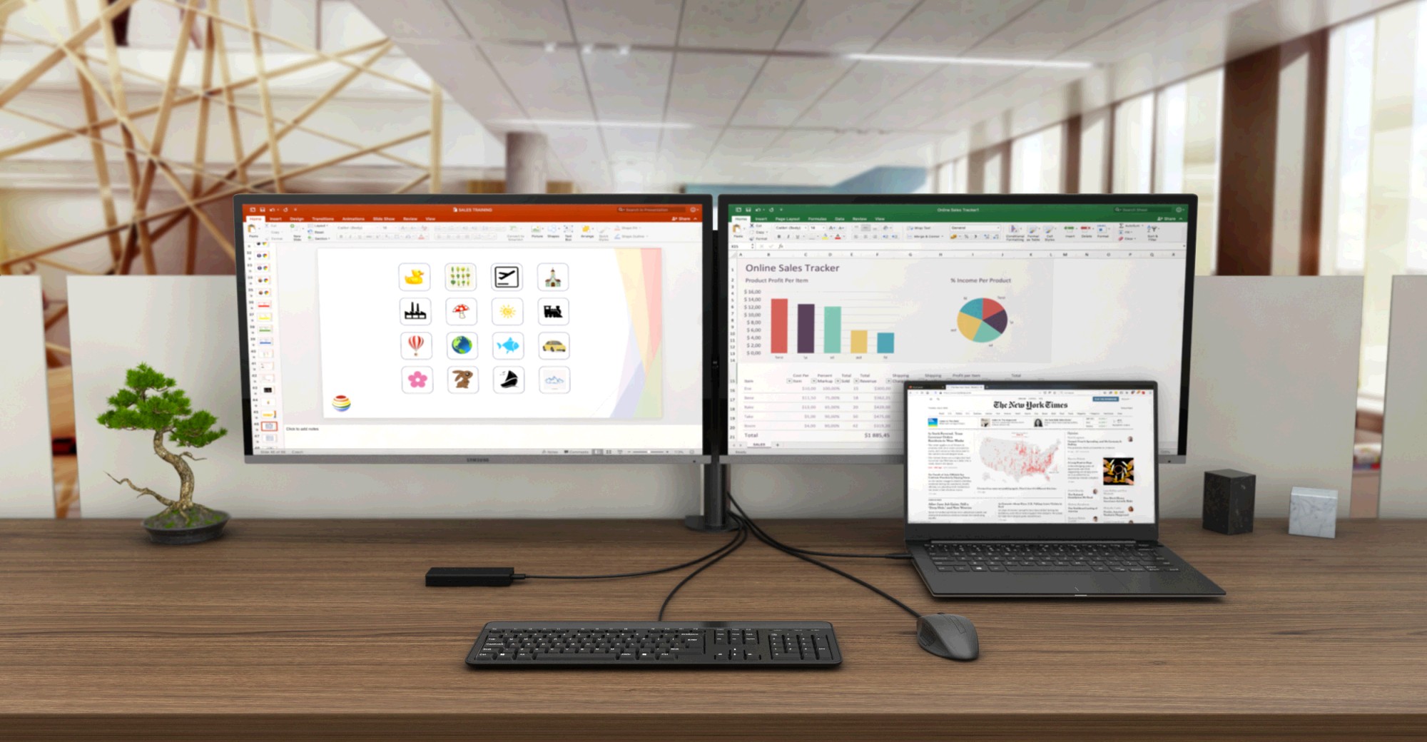 i-tec USB-C Dual Display Docking Station, PD 100W