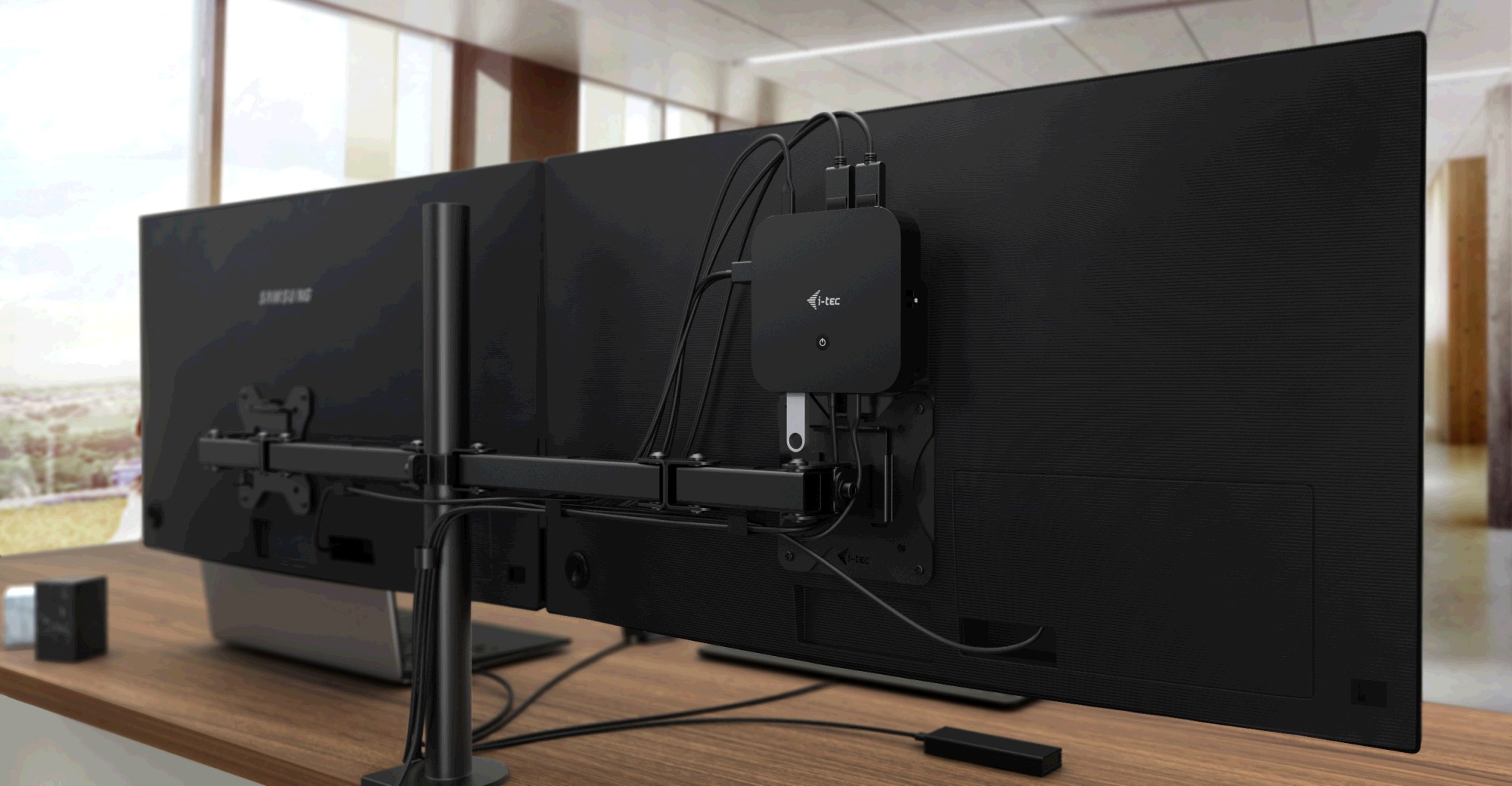i-tec USB-C Dual Display Docking Station, PD 100W