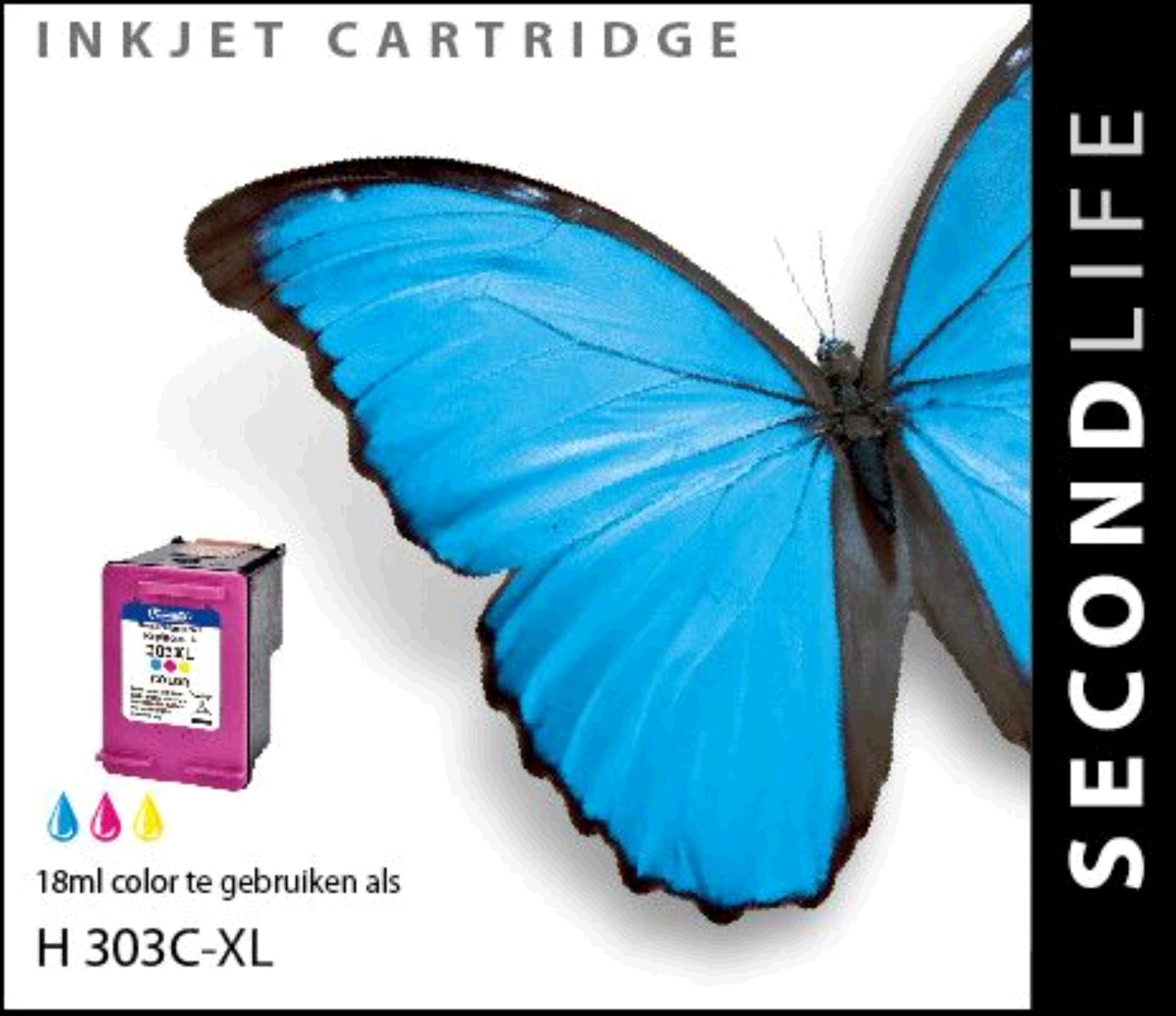 SecondLife Inkt, HP 303XL Color