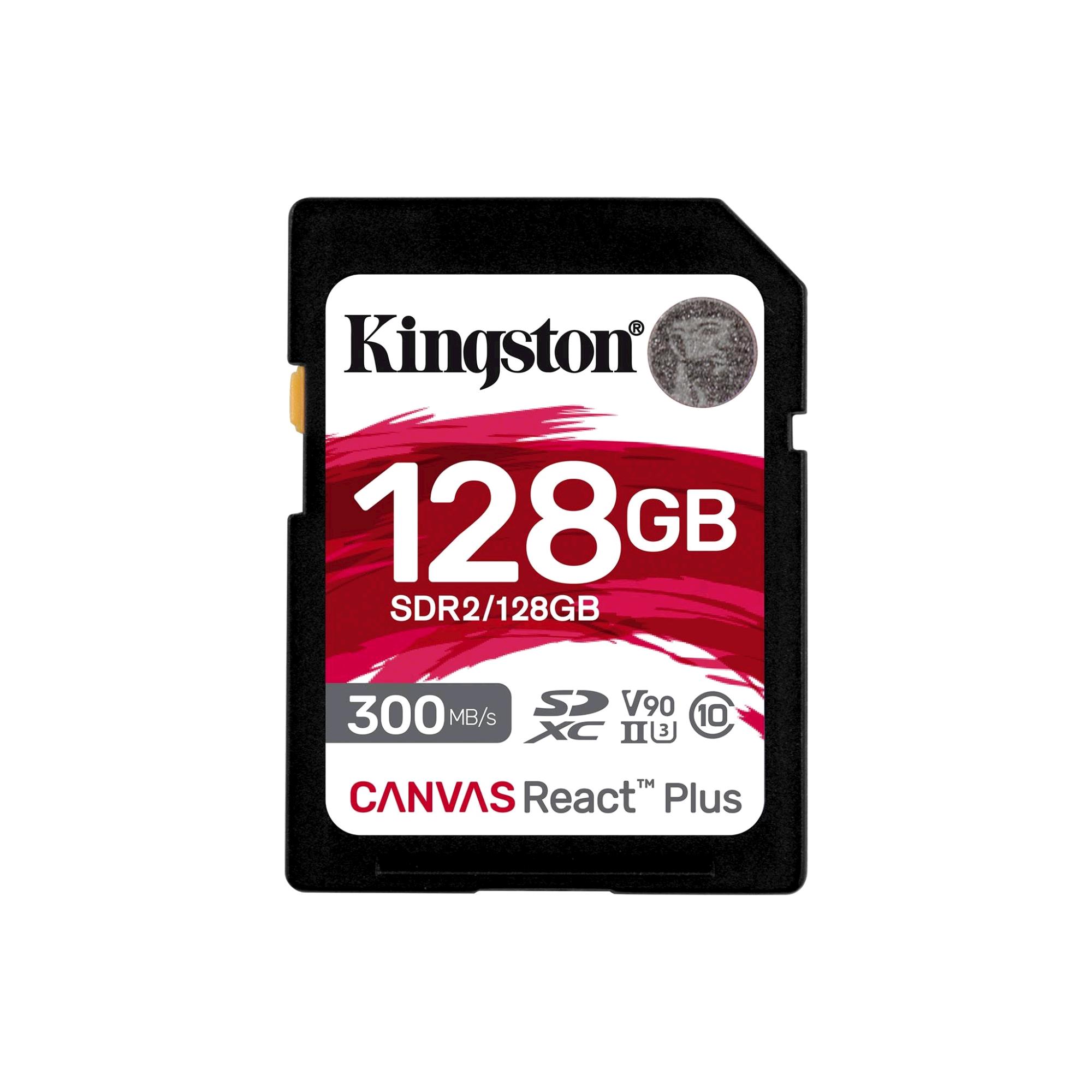 Kingston Flash Canvas REACT Plus 128GB SDXC