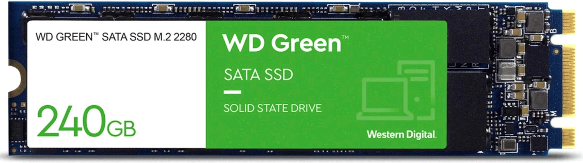 WD Green SSD, 240GB, M.2 2280, SATA 6GB/s