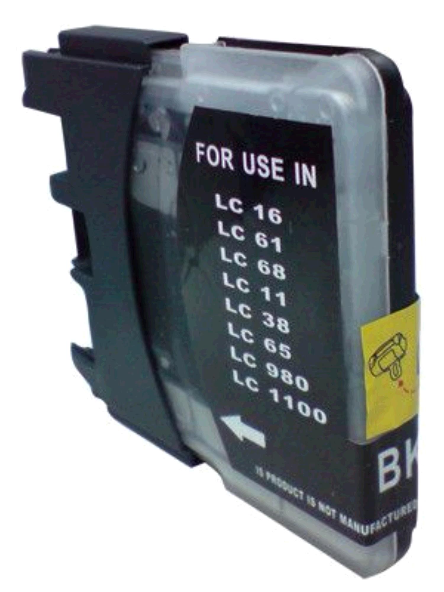 SecondLife Inkt voor: Brother LC-980 / 1100 Zwart