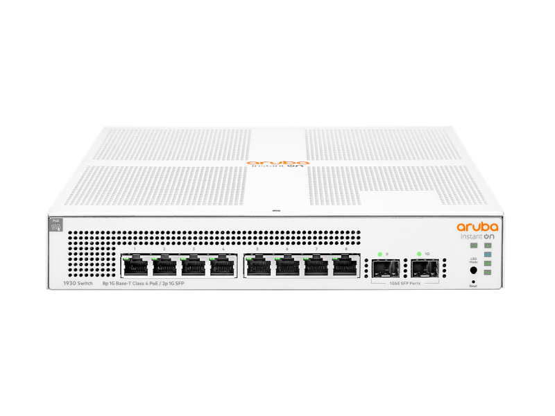 HPE Aruba IOn 1930 8G | PoE+ (AT)