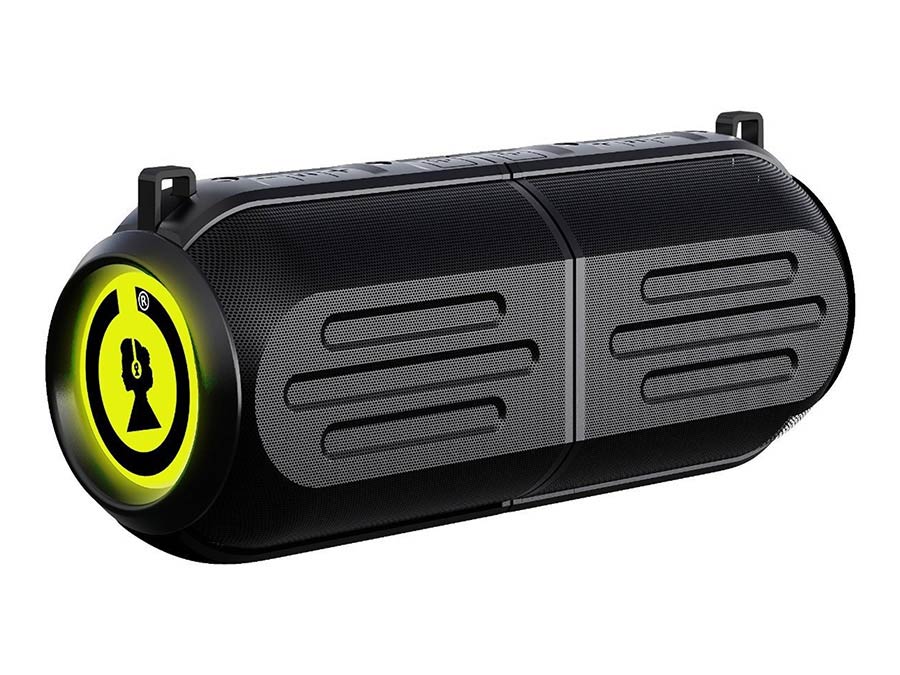 SOHO Twin Stereo Speaker Cylinders, Zwart