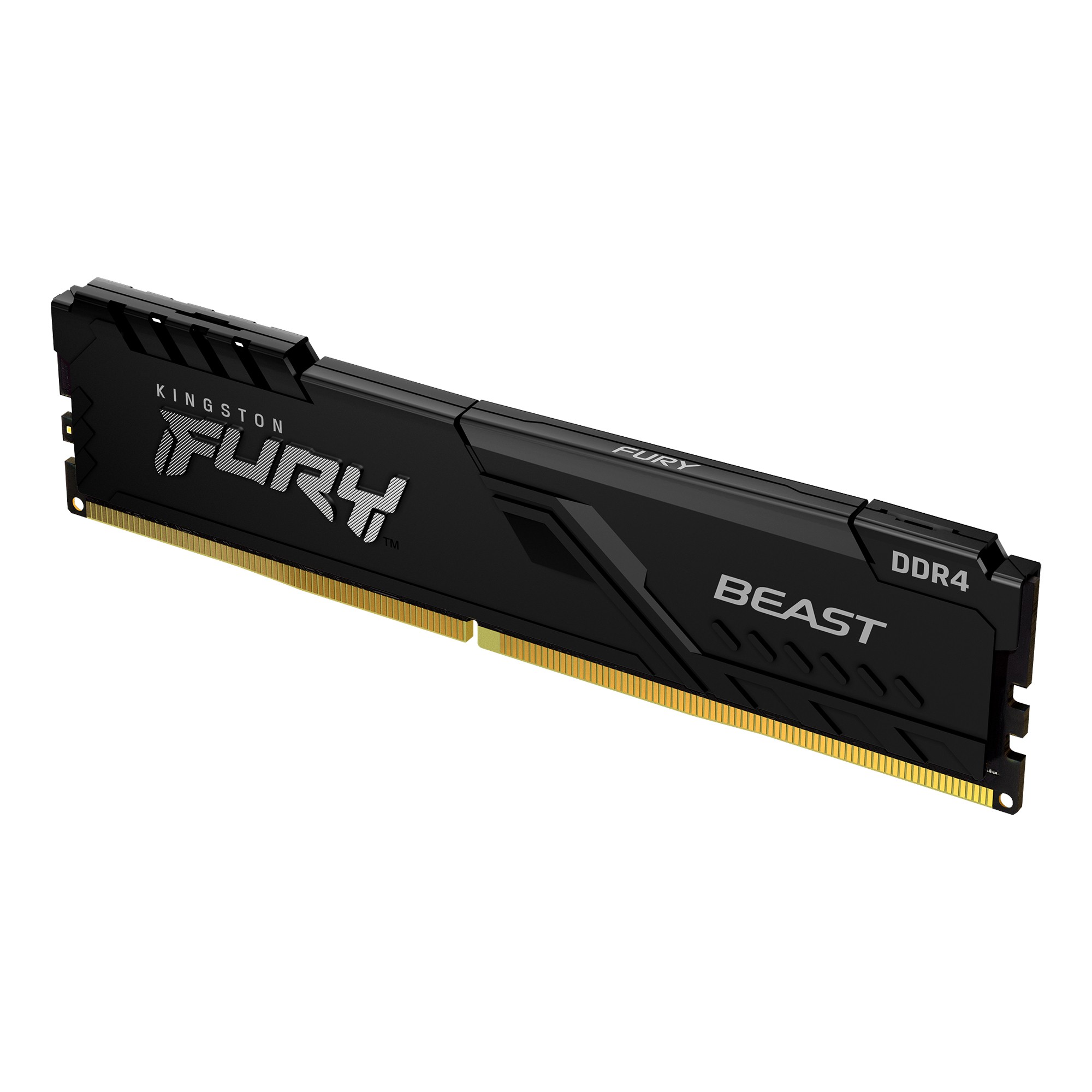 Kingston 64GB DDR4, 3200MHz, DIMM, kit van 2, FURY Beast, Black