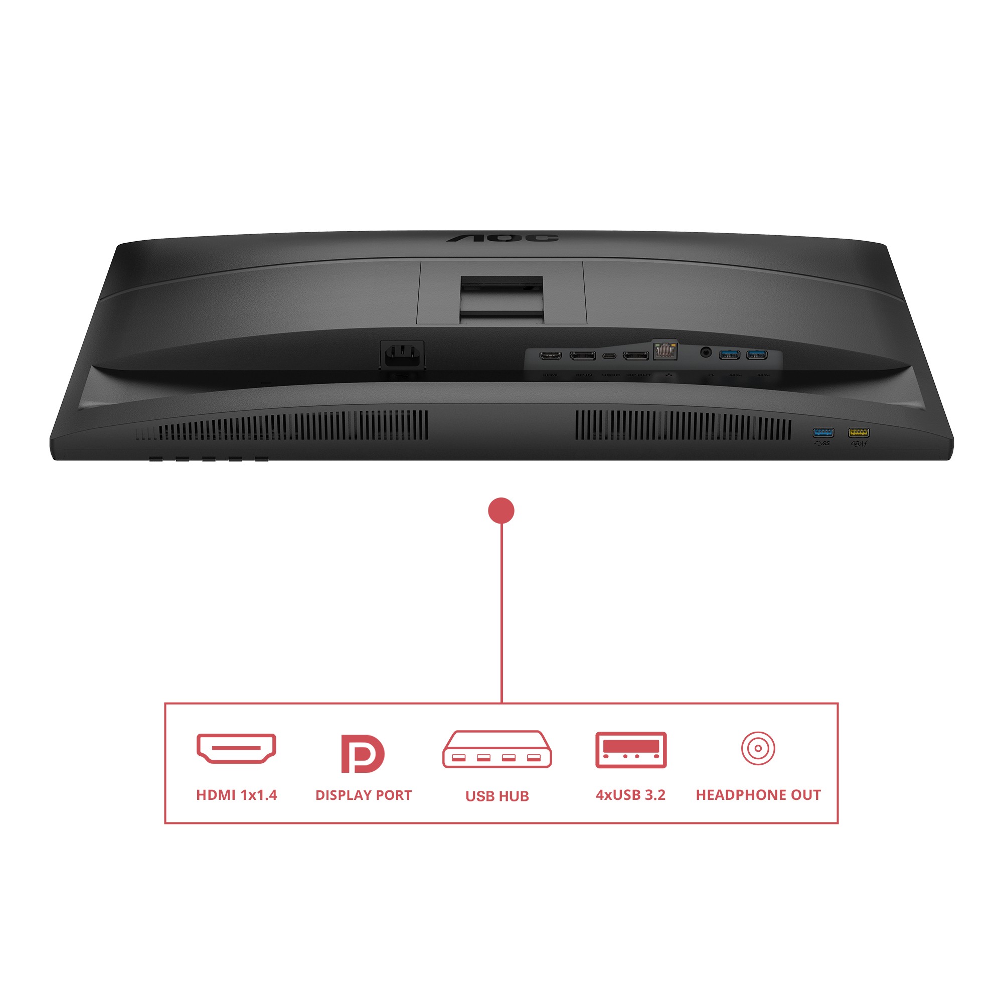 AOC 27" 27E4CV Docking Monitor