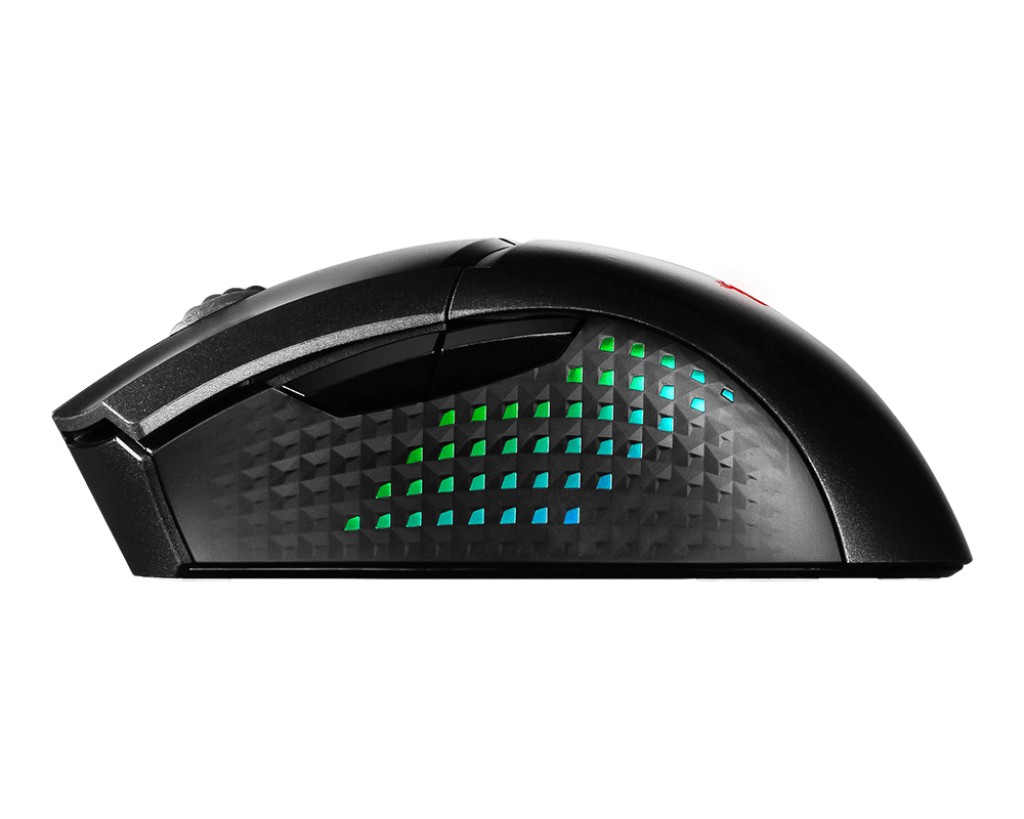 MSI Clutch GM51, Draadloos, Zwart