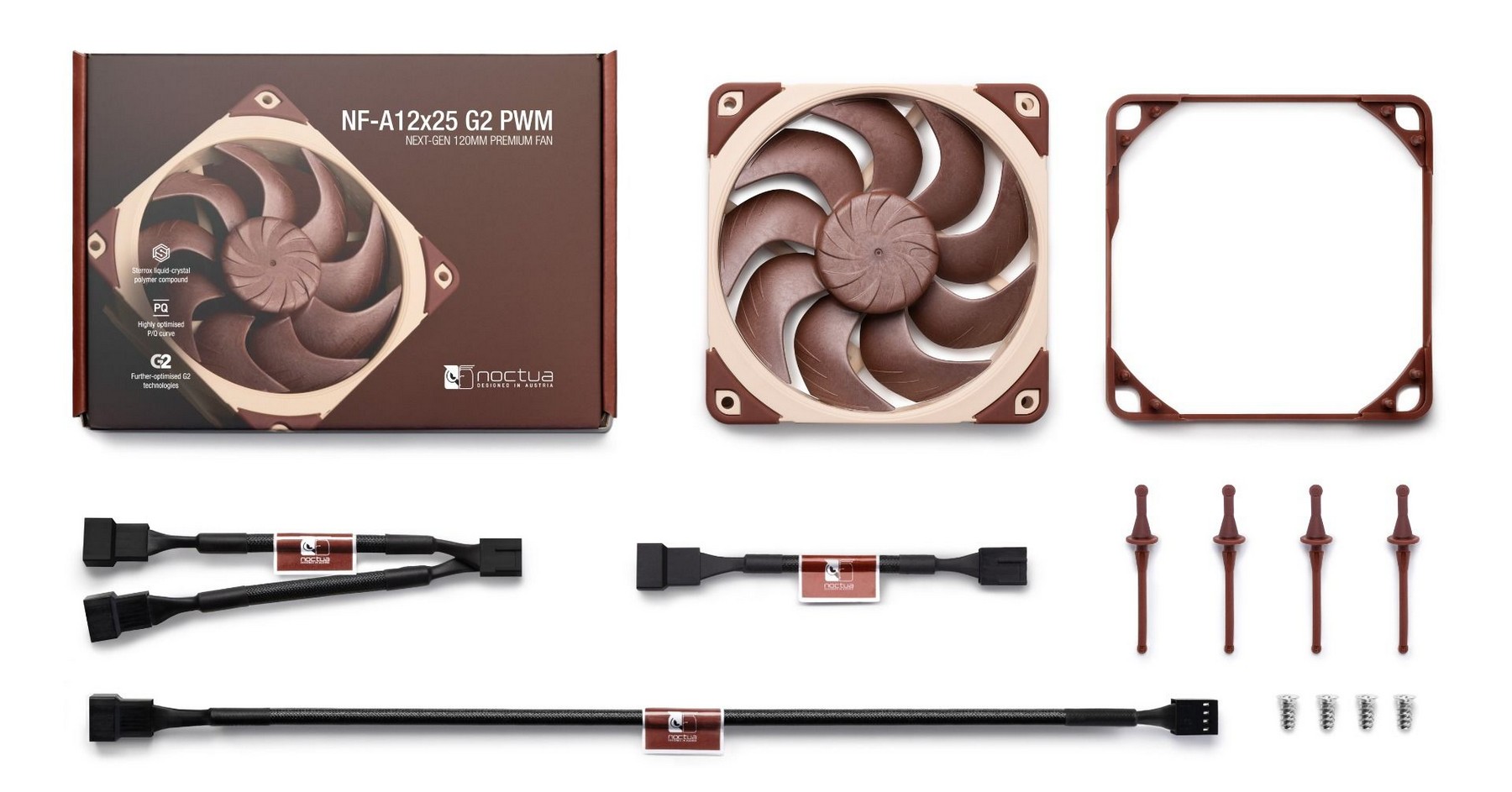 Noctua Fan NF-A12x25 G2 PWM, 120mm