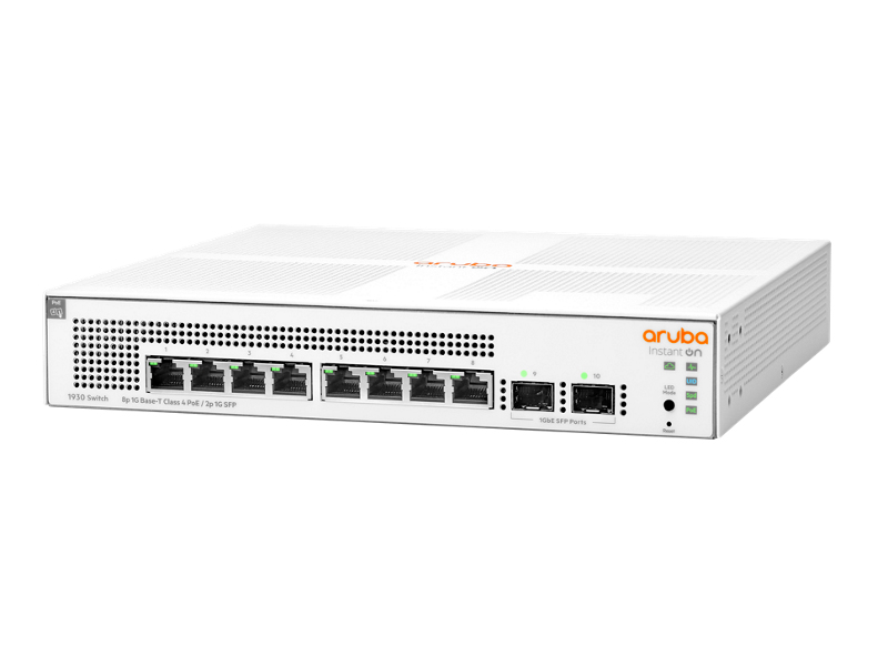 HPE Aruba IOn 1930 8G | PoE+ (AT)
