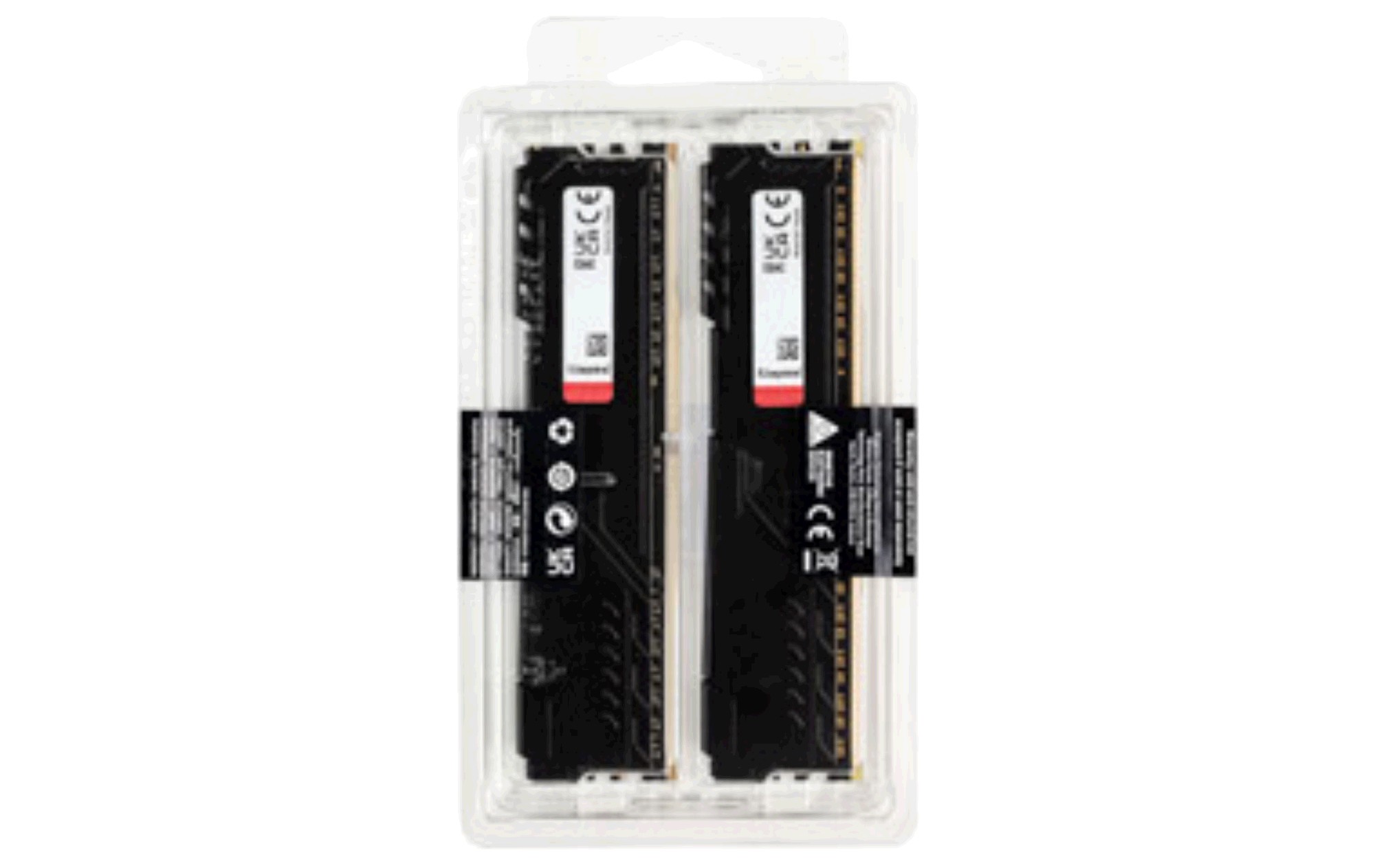 Kingston 64GB DDR4, 3200MHz, DIMM, kit van 2, FURY Beast, Black