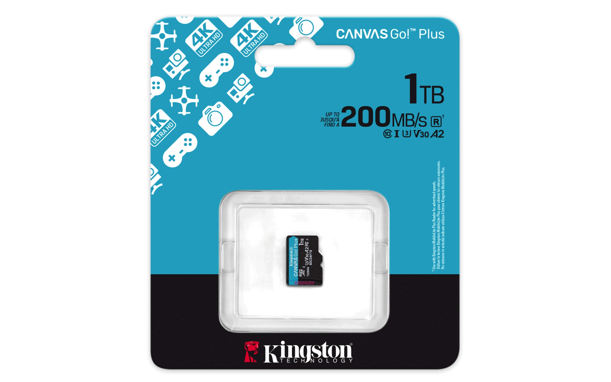 Kingston Flash Canvas Go! Plus 1TB (gen4), microSDXC