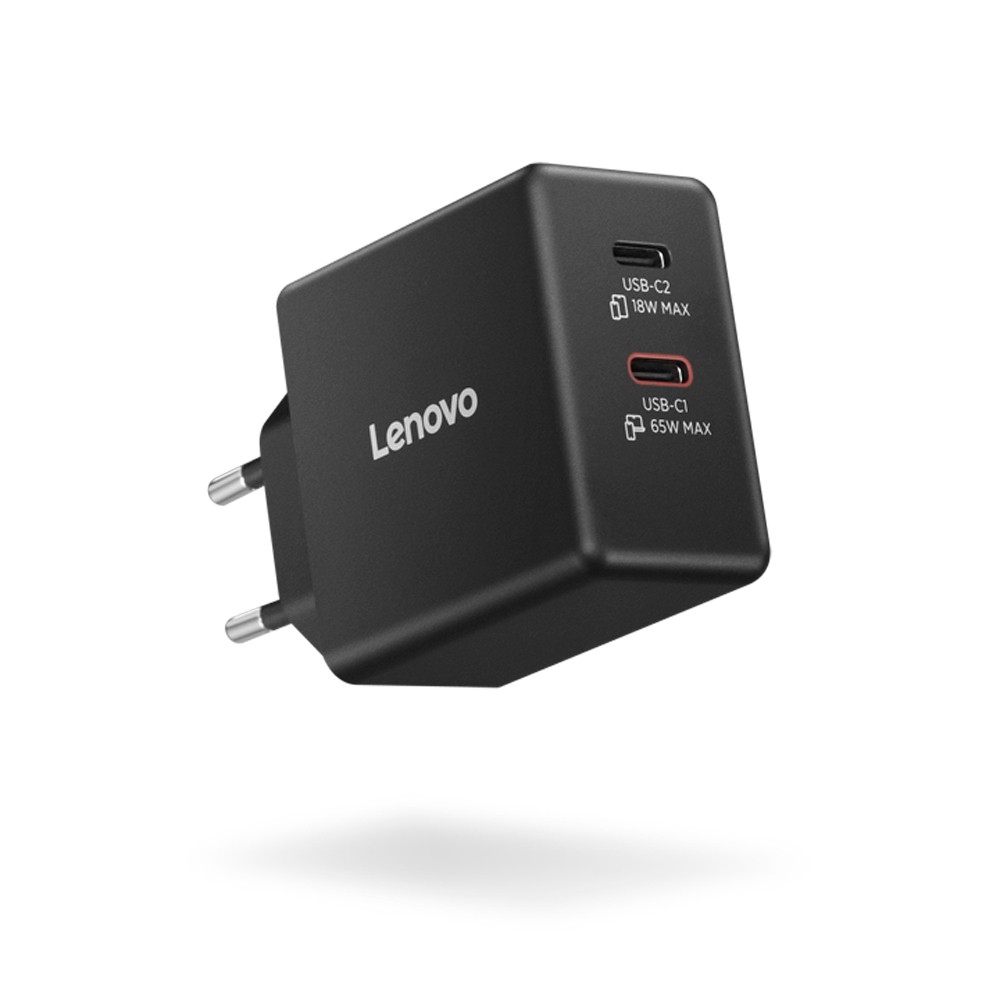 Lenovo Dual USB-C 65W GaN Lader