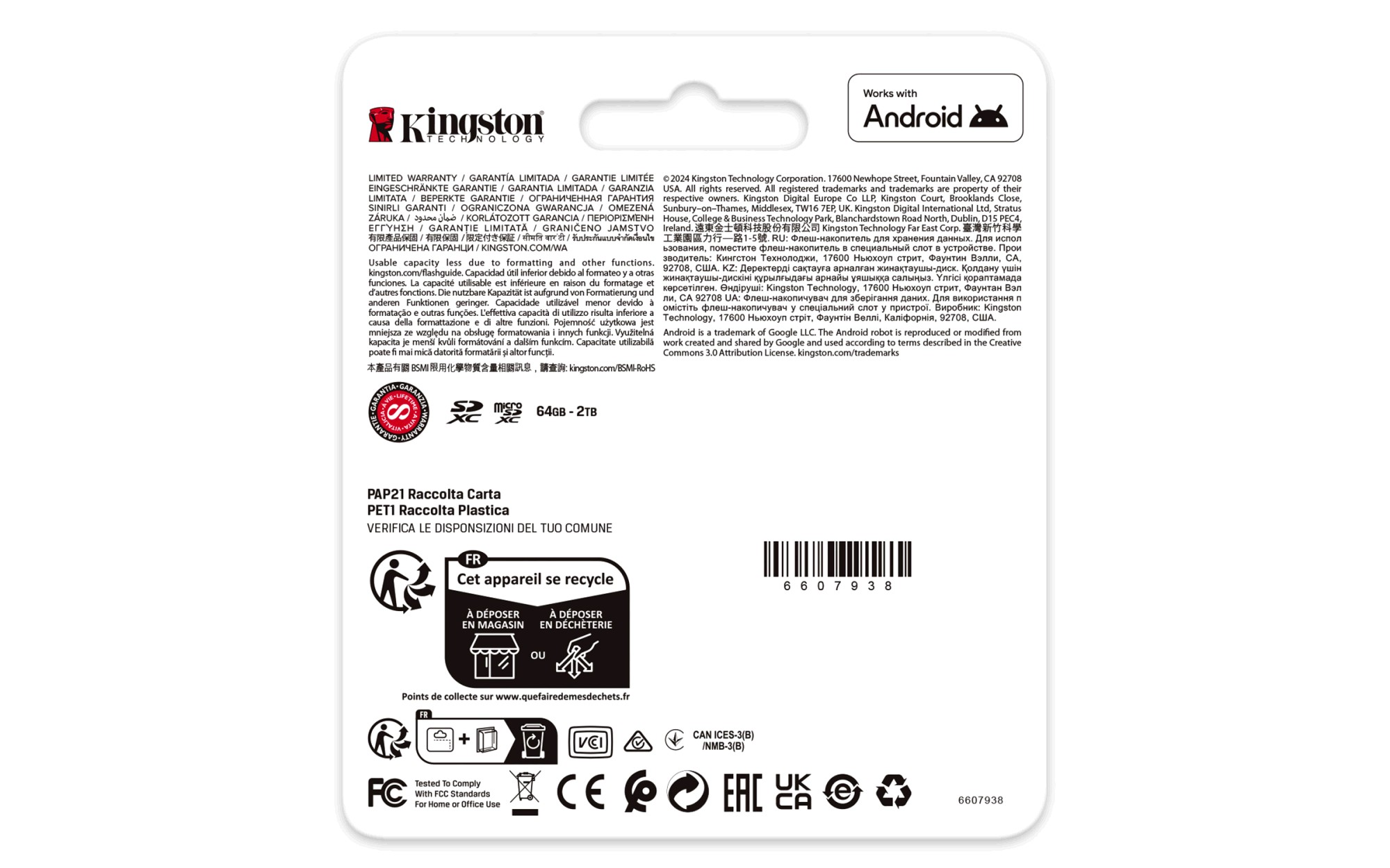Kingston Flash Canvas Go! Plus 512 GB (gen4), microSDXC