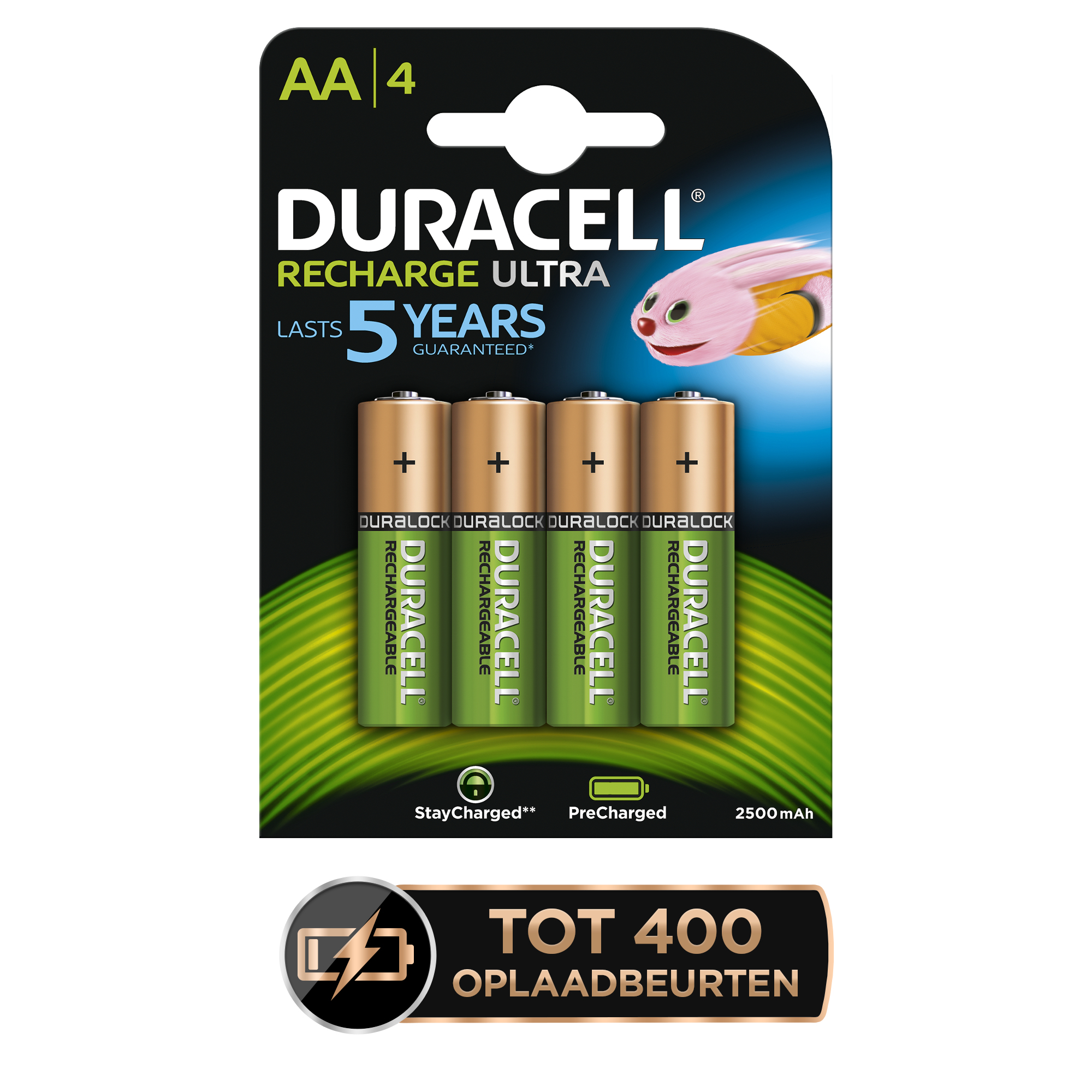 Duracell Recharge Ultra AA | 4 Stuks