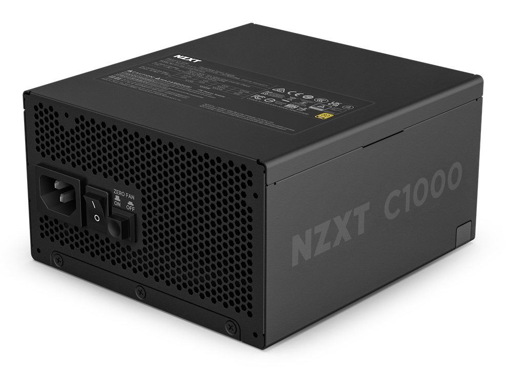 NZXT C1000 Gold ATX 3.1 Voeding - 1000W - 80 Plus Gold
