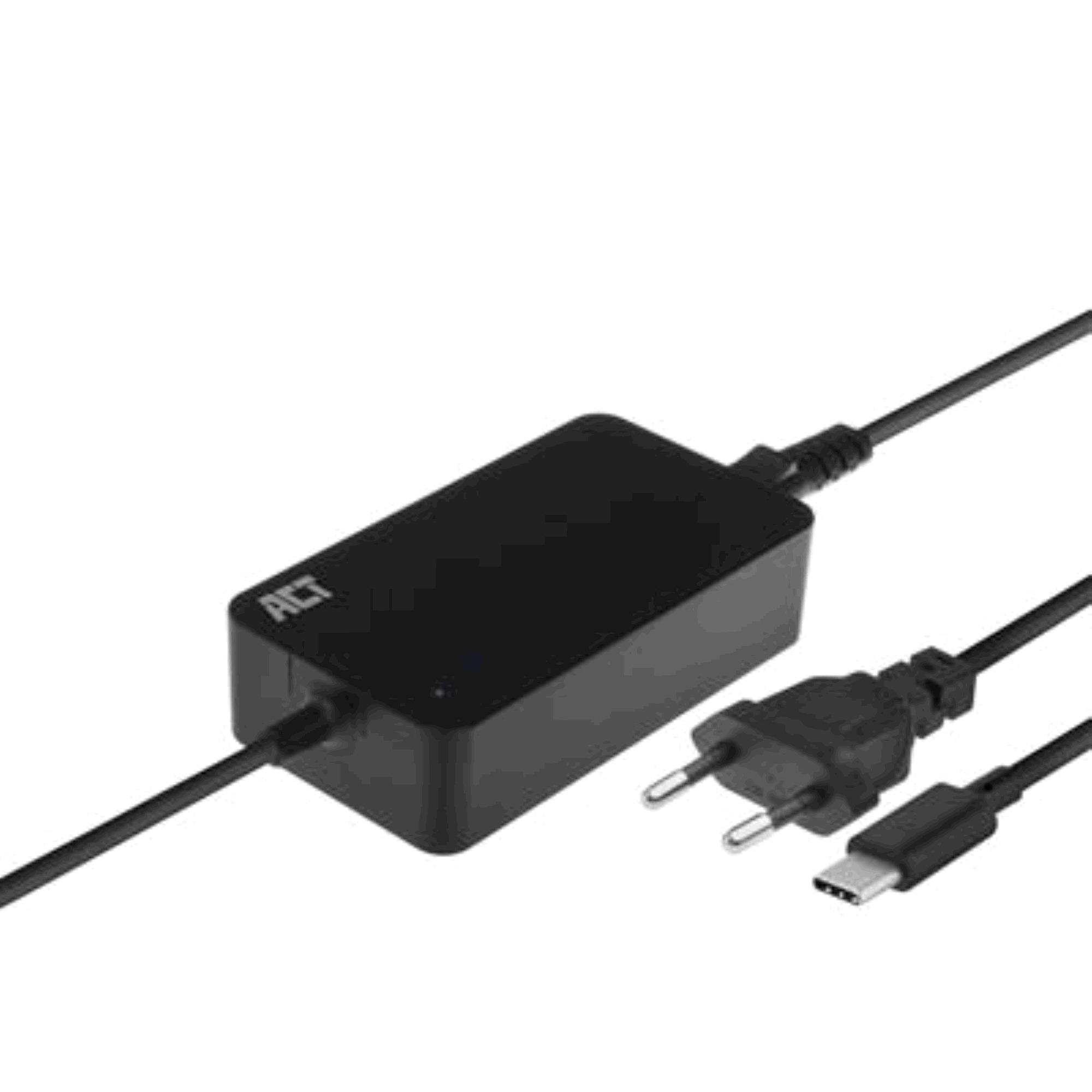 ACT Notebook AC-Adapter USB-C, 45W