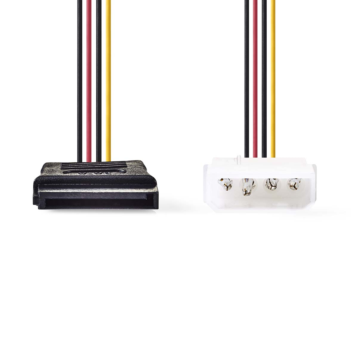 Nedis Adapter | Molex (m) > SATA 15 pins (f), 0,15m