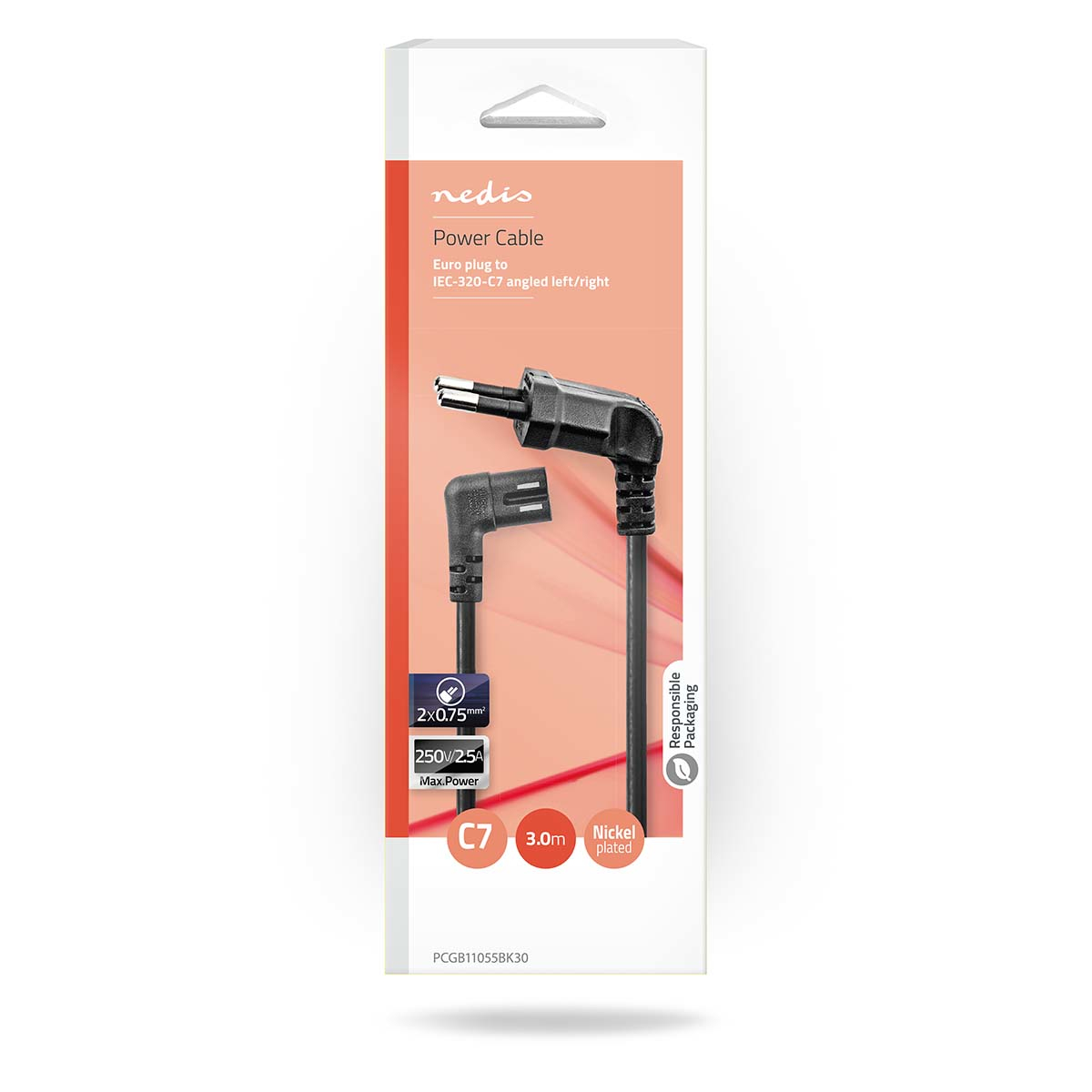 Nedis Stroomkabel | PCGB11055BK30