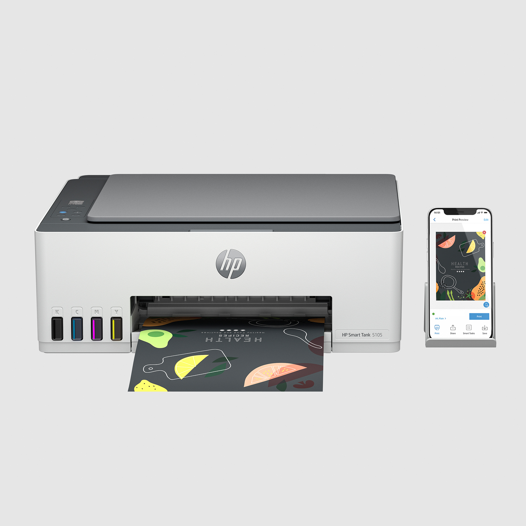 HP Smart Tank 5105 All-in-One-printer - WiFi
