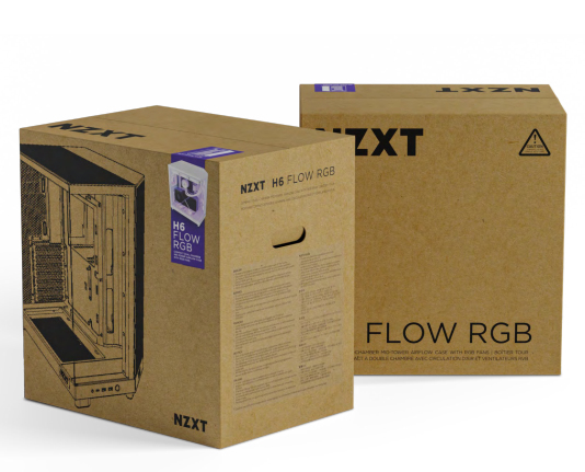 NZXT Kast H6 Flow RGB Wit