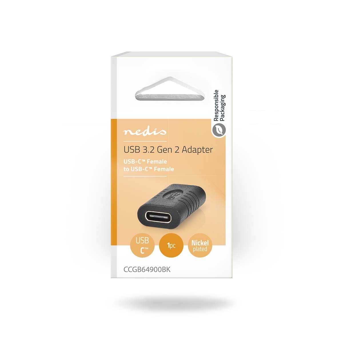 Nedis USB Adapter 3.2 (gen2) | CCGB64900BK