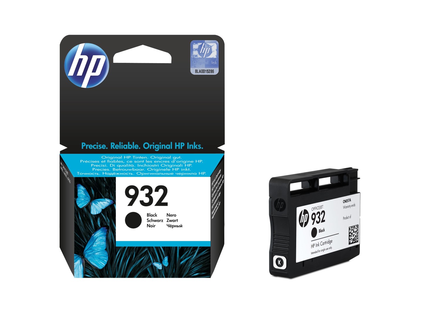 HP inkt #932, CN057AE, Zwart
