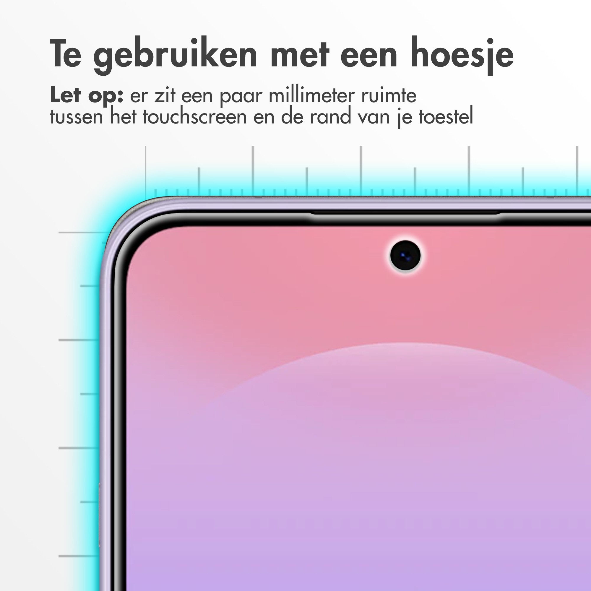 Accezz Gehard Glas Screenprotector voor de Samsung Galaxy A27