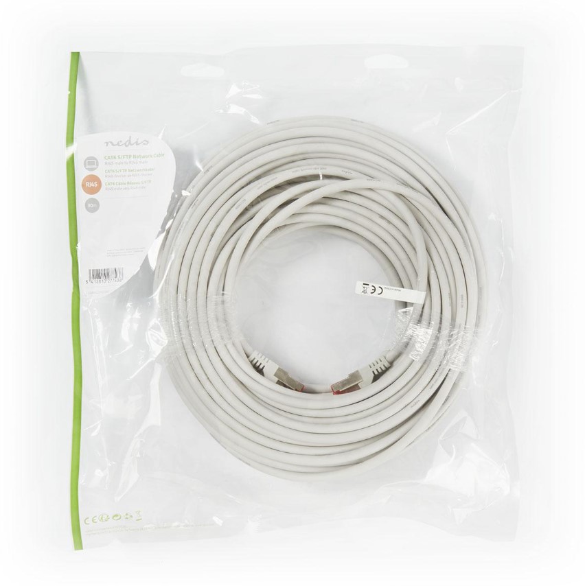 Nedis FTP CAT6 30m, grijs