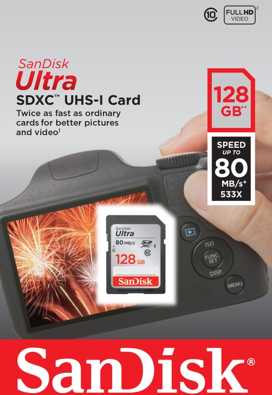 SanDisk Ultra 128GB microSDHC