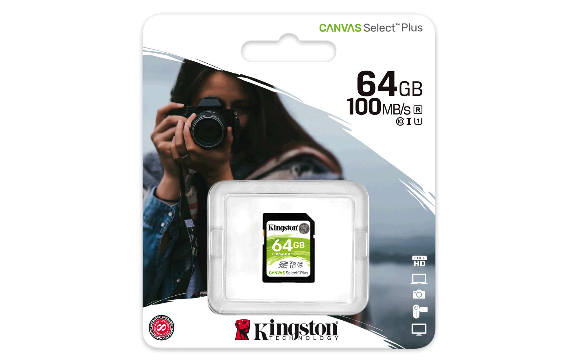 Kingston Canvas Select Plus 64GB SDXC