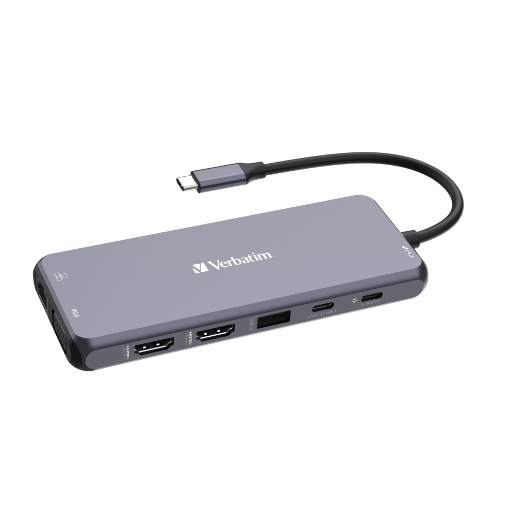 Verbatim USB-C Pro Triple Multipoort Hub 4K