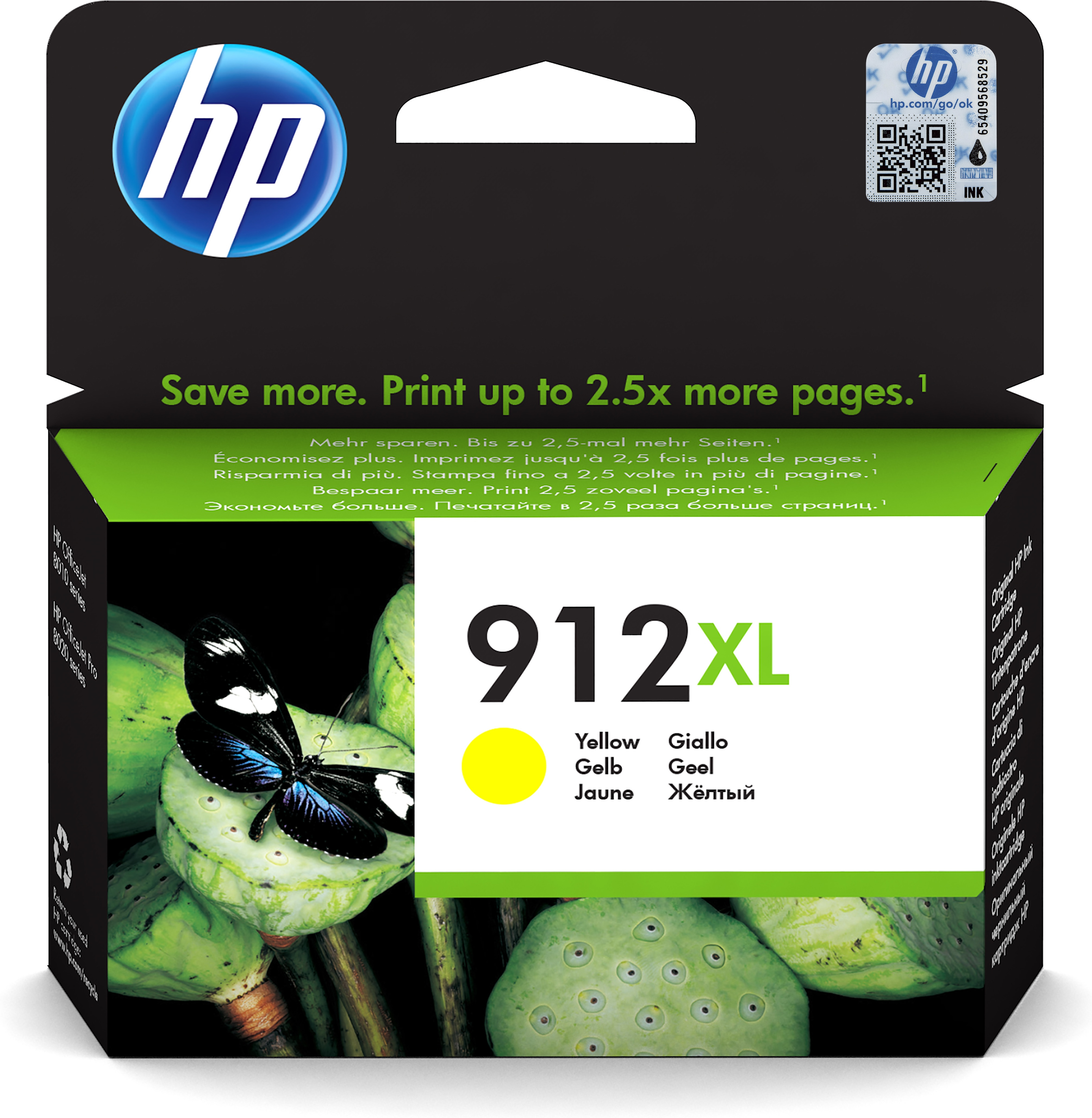 HP 912XL Geel