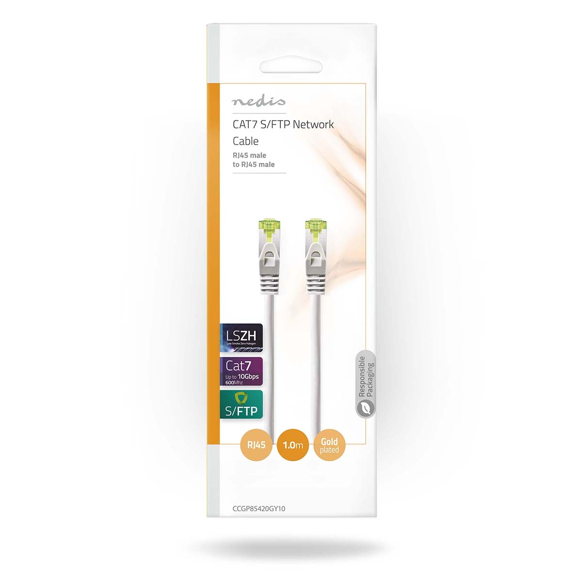 Nedis FTP CAT7 1m, grijs