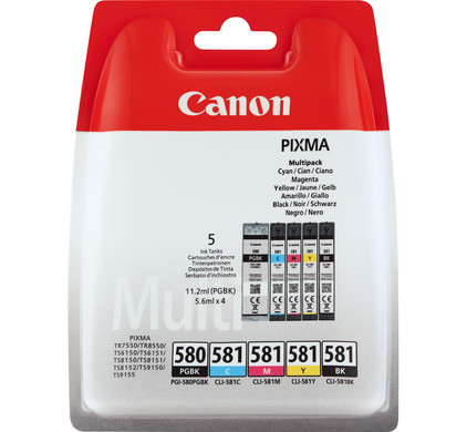 Canon PGI-580/CLI-581 PGBK/BK/C/M/Y Multipack