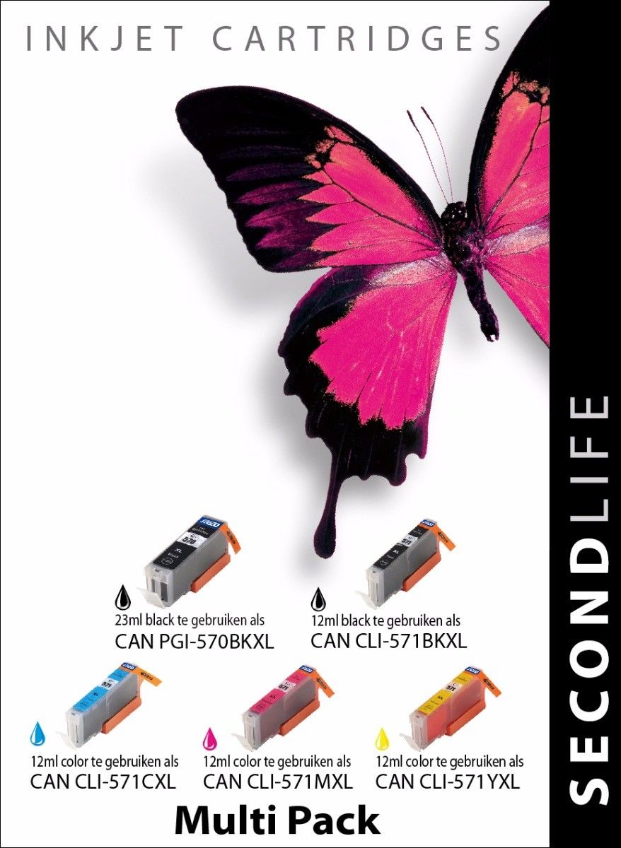 SecondLife Inkt, Canon 570/571 Multipack