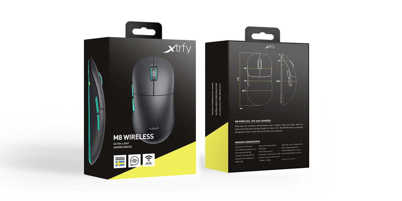 CHERRY Xtrfy M8 Zwart