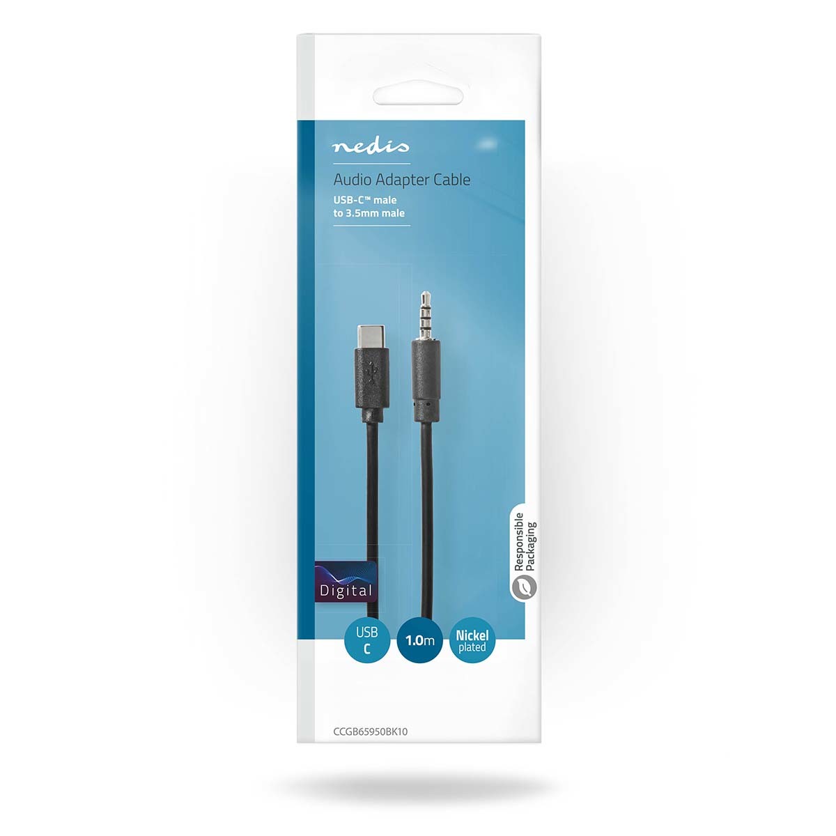 Nedis USB Adapter USB-C (m) > 3,5 mm (m), 1m