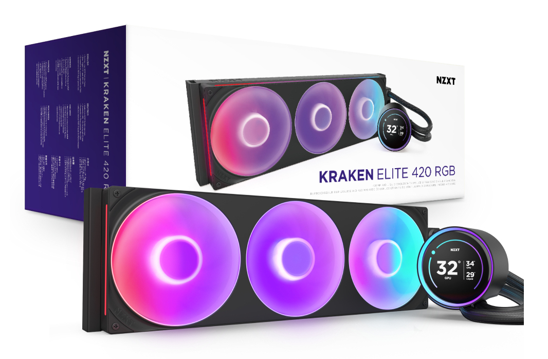 NZXT Kraken Elite 420 RGB (2025) Zwart