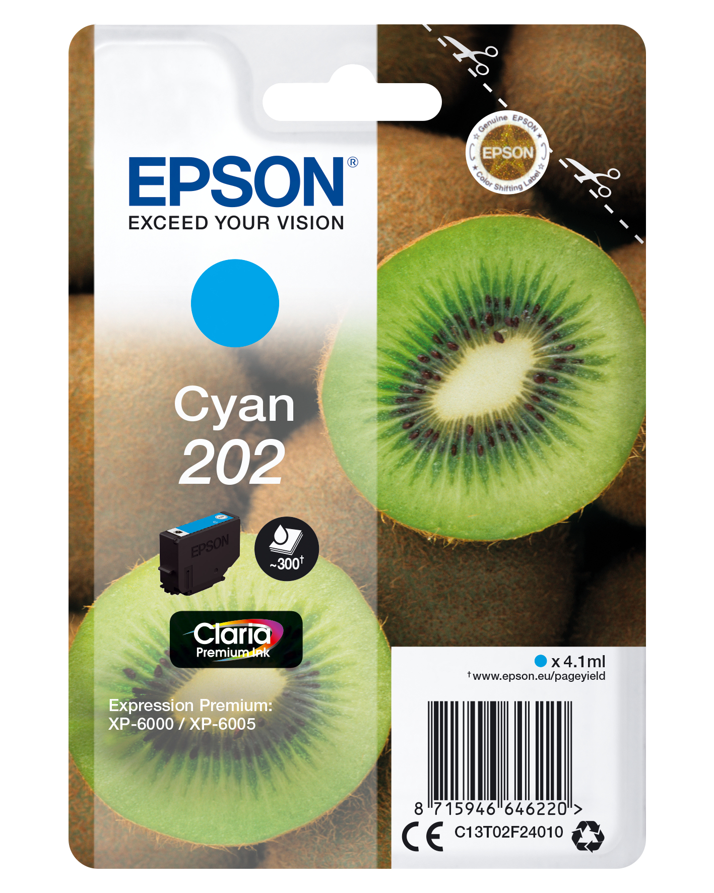 Epson 202 Kiwi Cyaan