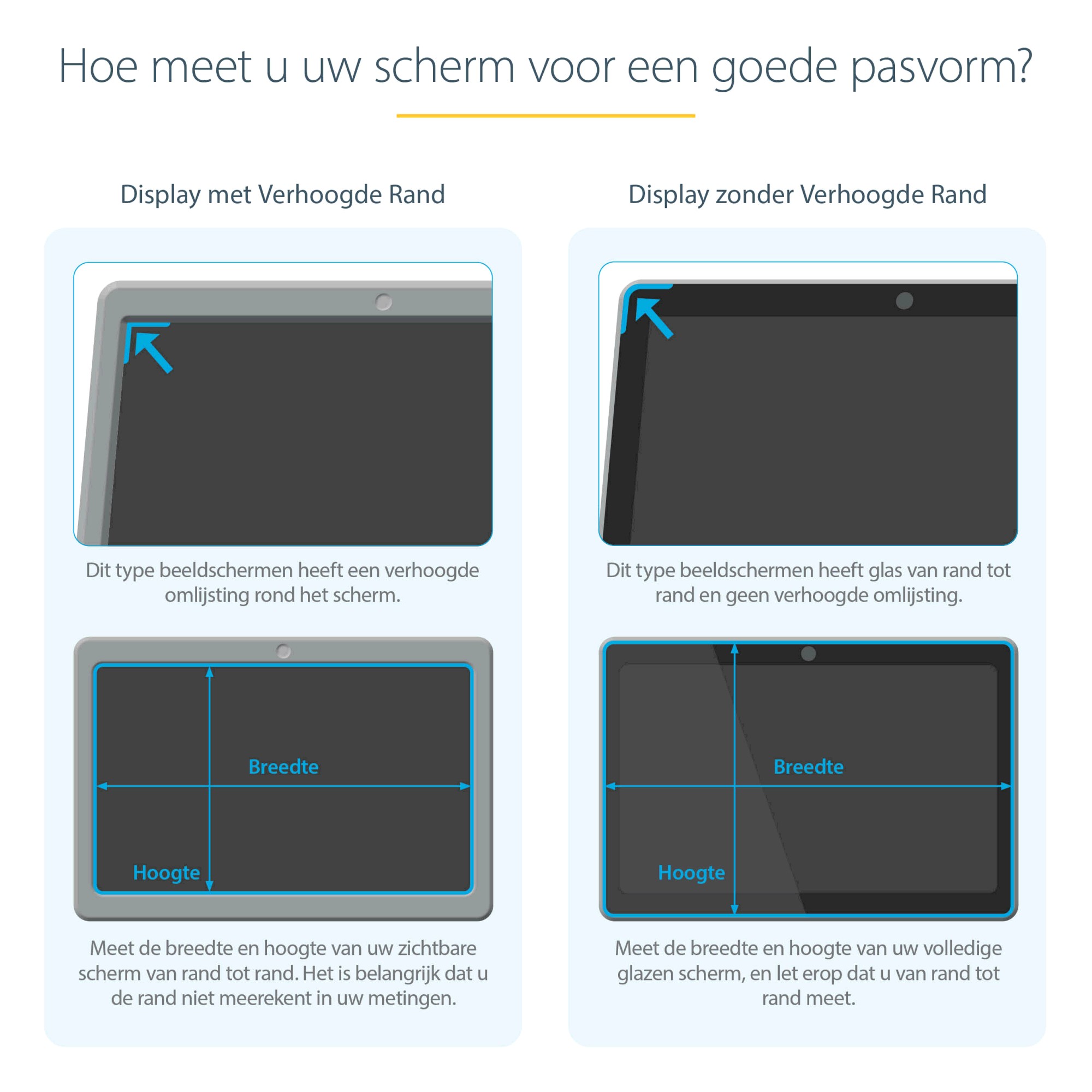 Privacy Filter voor 23.8 inch 16:9 schermen