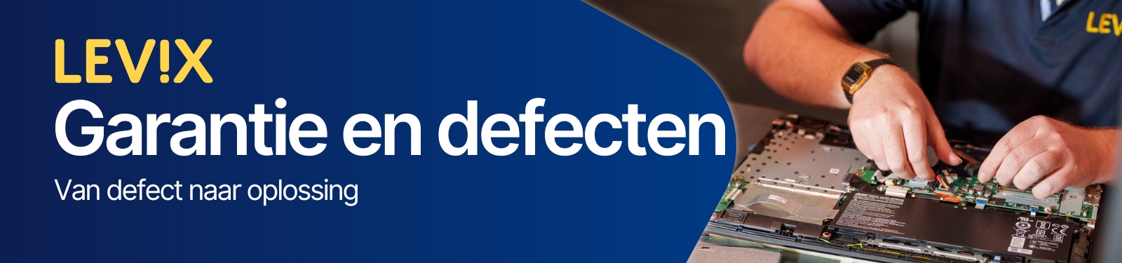 Banners diensten Shopware desktop - garantie en defecten