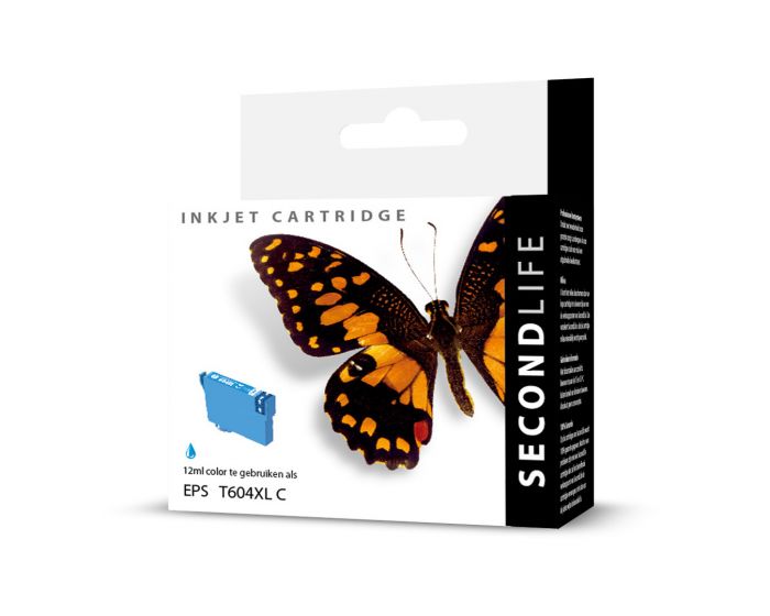 SecondLife inkt voor: Epson 604XL Cyaan