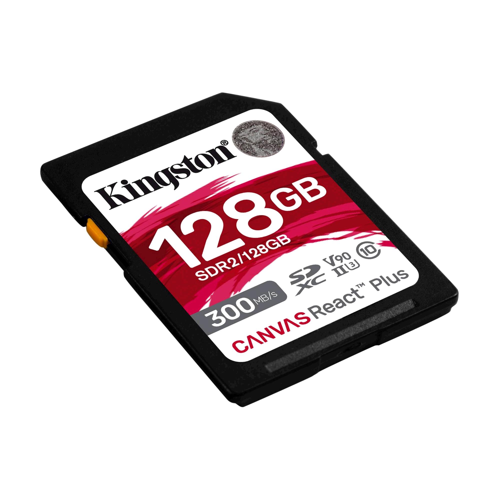 Kingston Flash Canvas REACT Plus 128GB SDXC