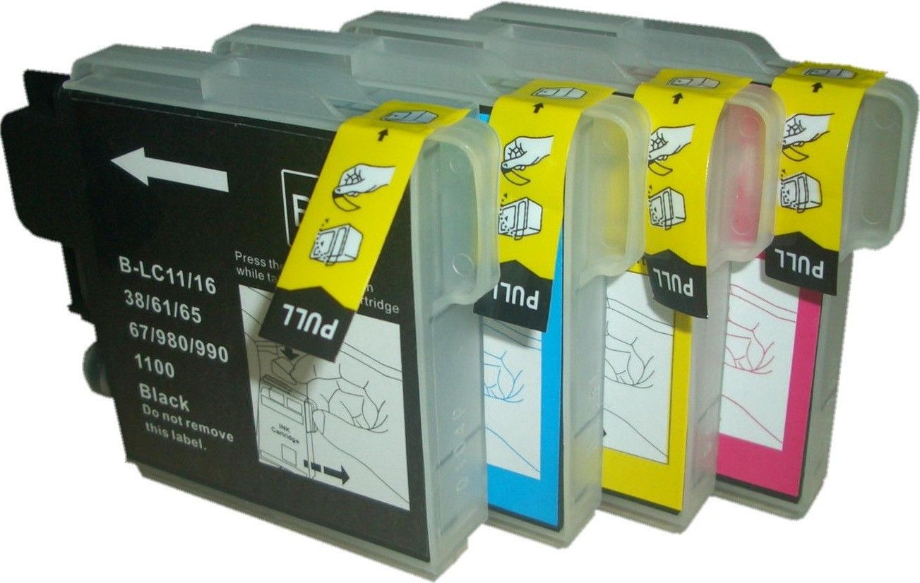 SecondLife Inkt voor: Brother LC-980 / 1100 Multipack
