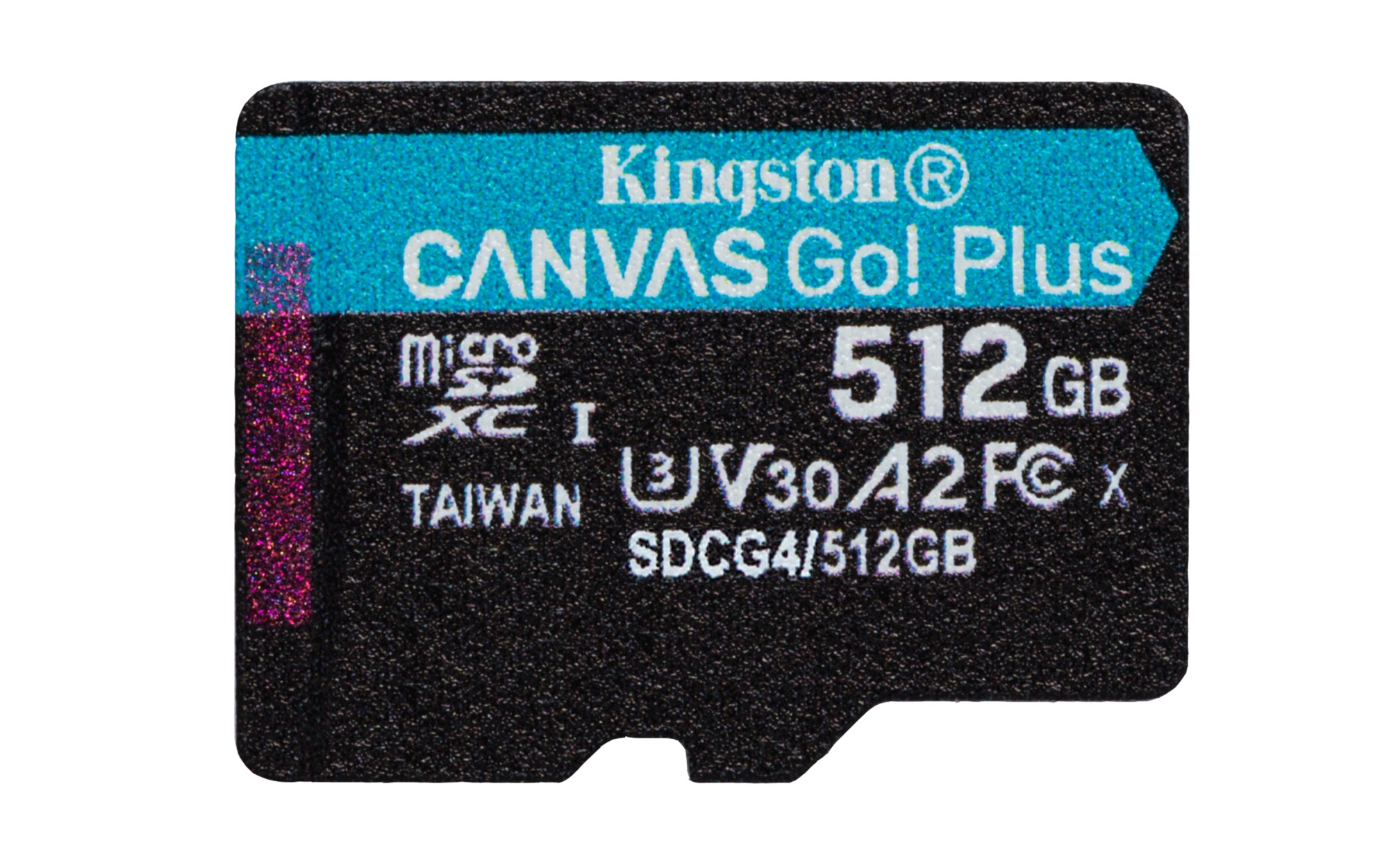 Kingston Flash Canvas Go! Plus 512 GB (gen4), microSDXC