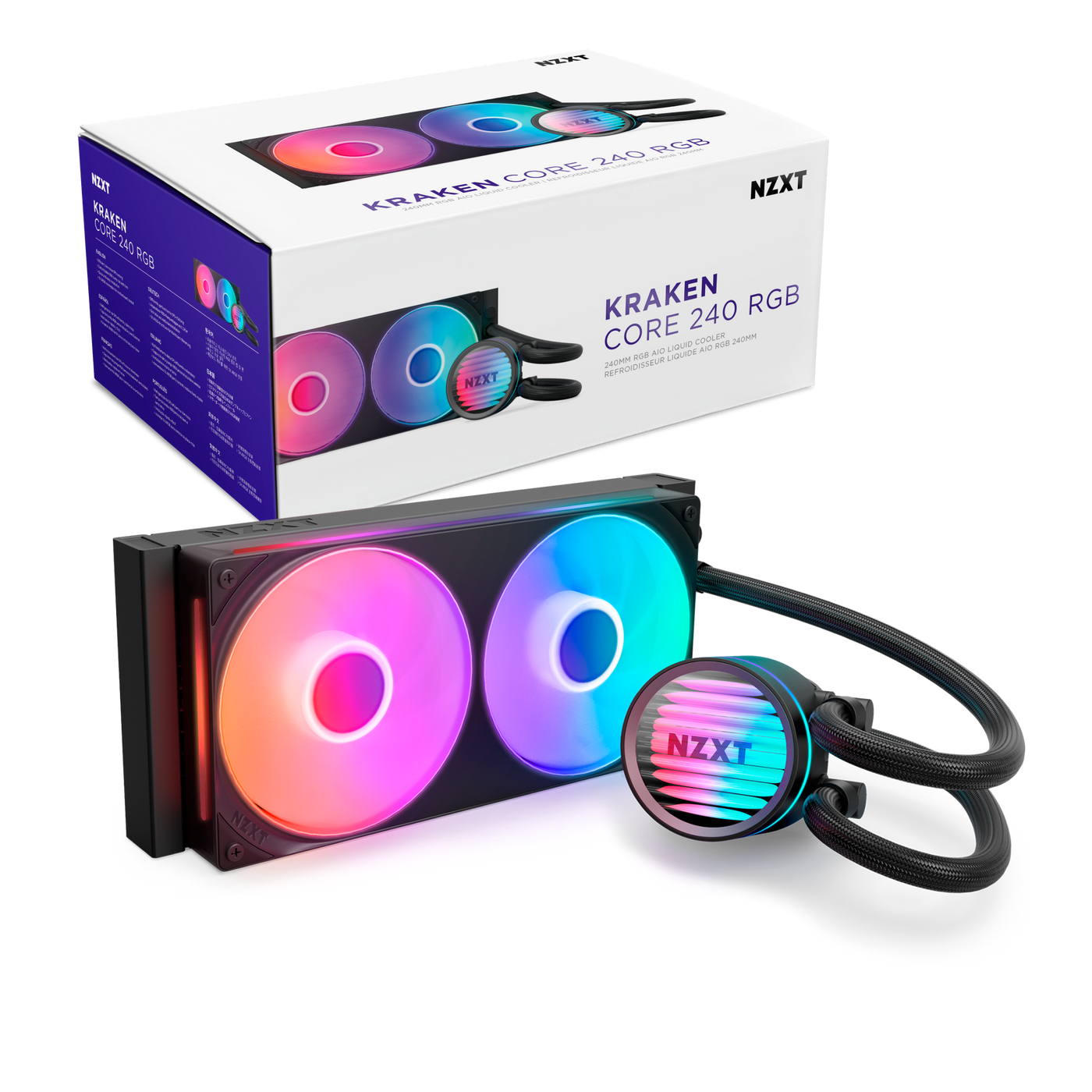 NZXT Kraken Core 240 RGB Zwart