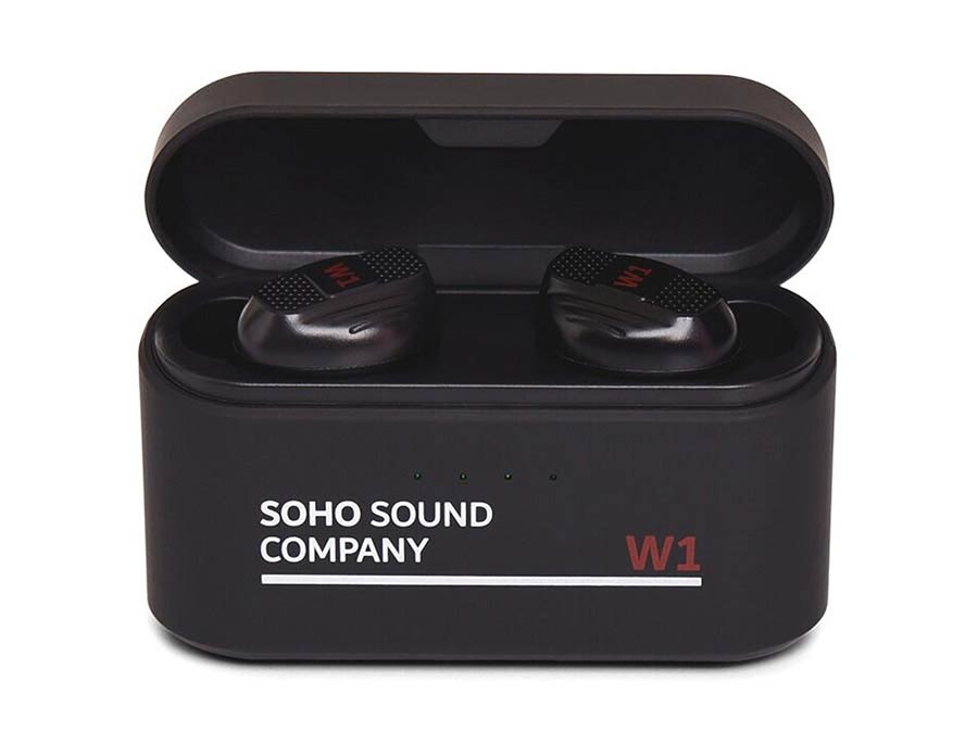 SOHO W1 Earbuds met Powerbank, Zwart