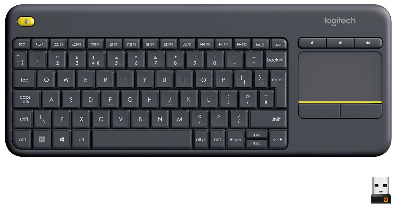 Logitech K400 met Touchpad